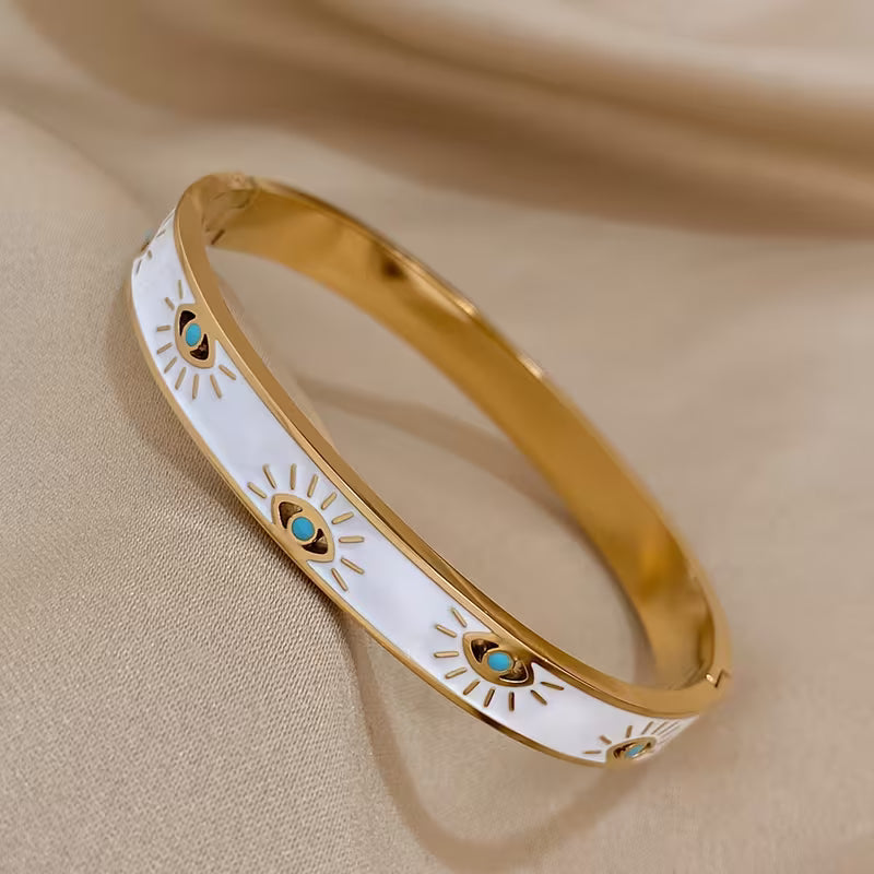 Guardian Eye Bangle Bracelet