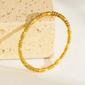 Beaded Gold Bracelet