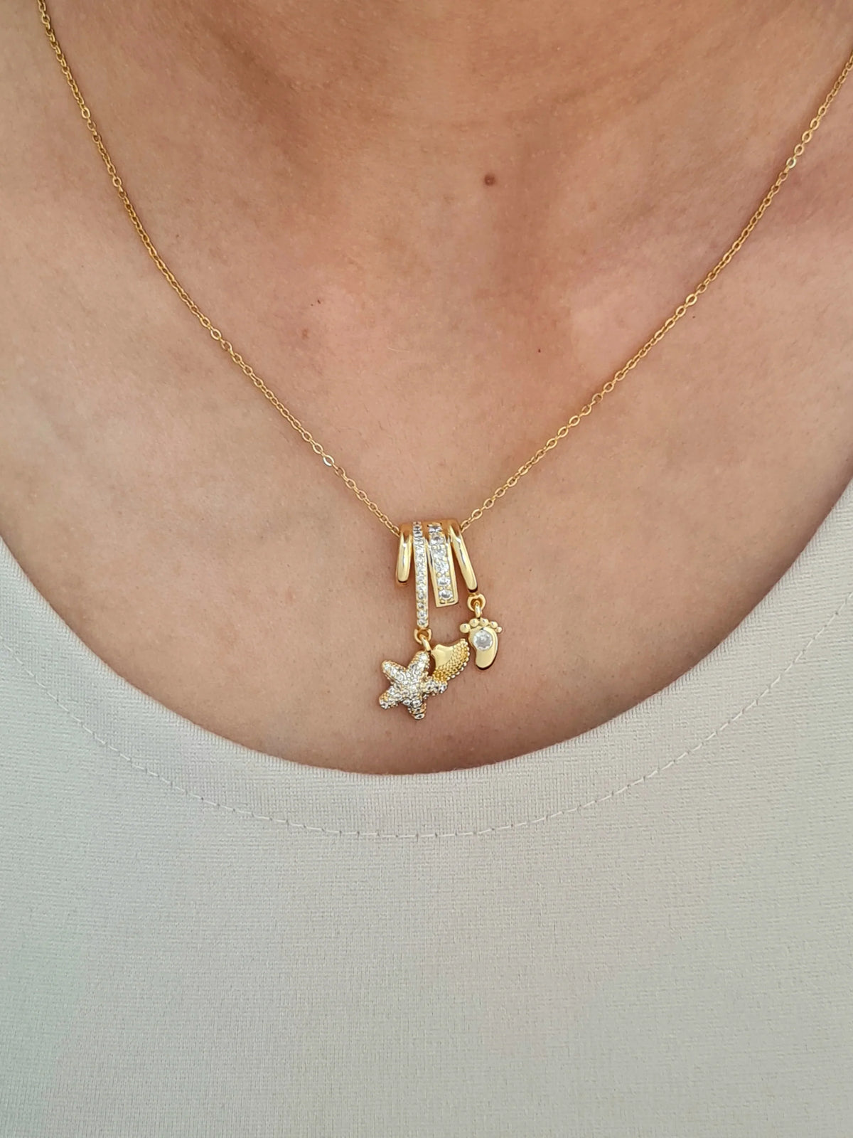 Ocean of Love Charm Necklace