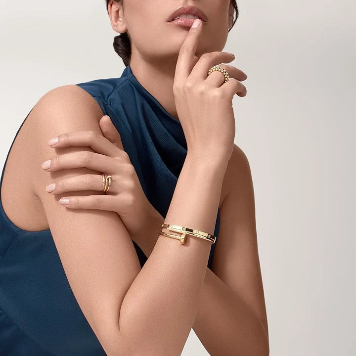 Golden Nail Bracelet