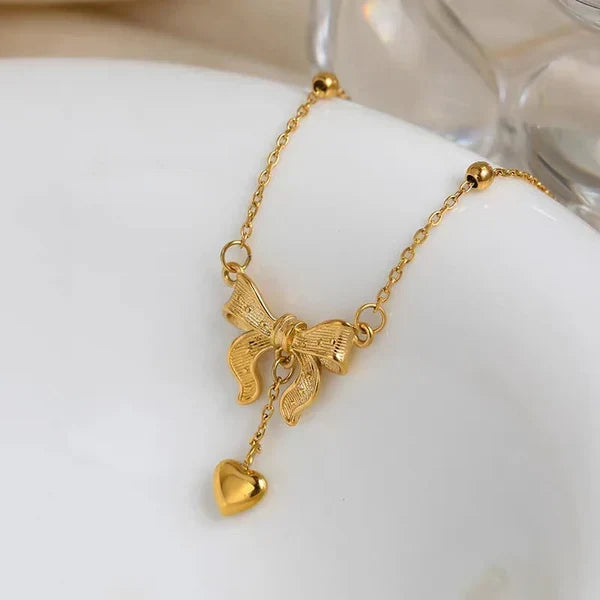 Love Knot Drop Necklace