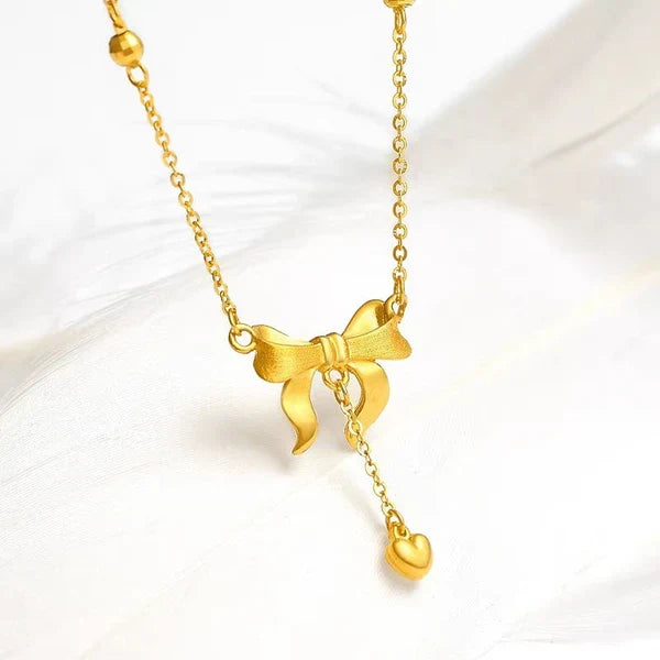 Love Knot Drop Necklace