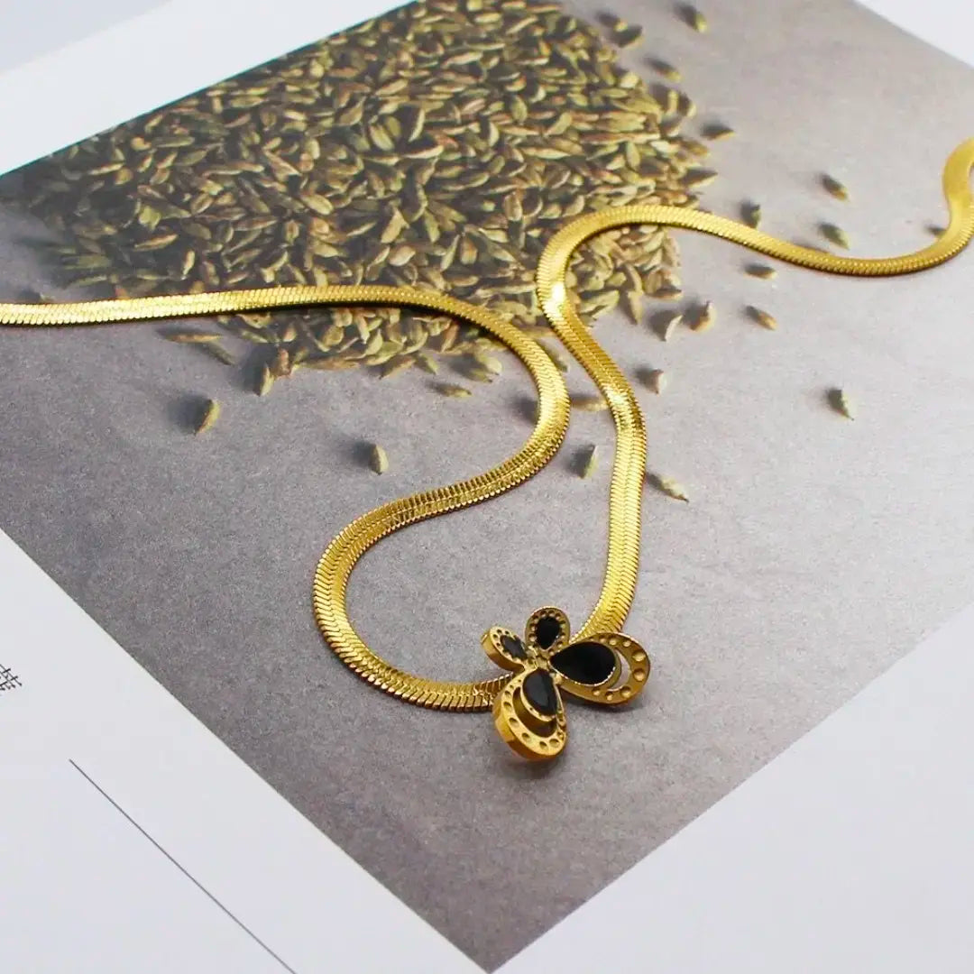 Luxe Butterfly Charm Necklace