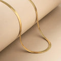 Golden Snake Chain Necklace