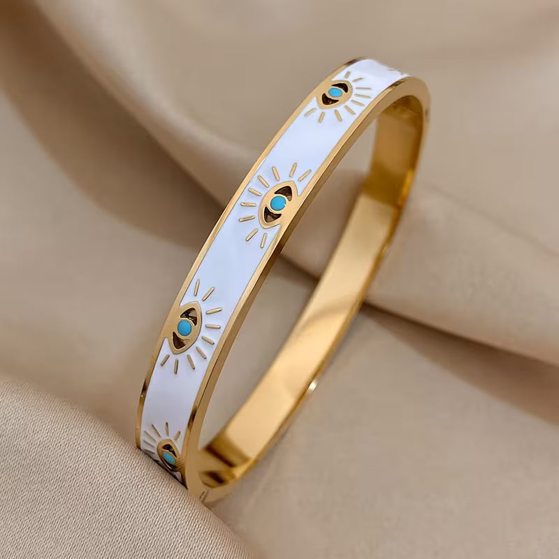 Guardian Eye Bangle Bracelet