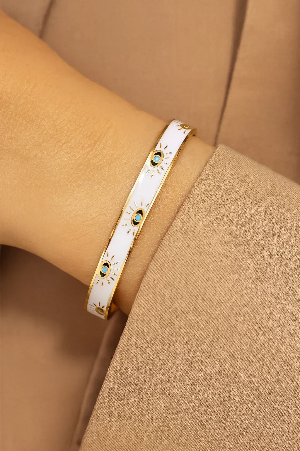 Guardian Eye Bangle Bracelet